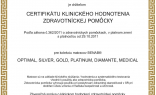 Klinické hodnotenie: Zdravotný matrac dvojitej tuhosti KING 85 x 190 cm z kolekcie SILVER klinicky hodnotený ako zdravotná pomôcka